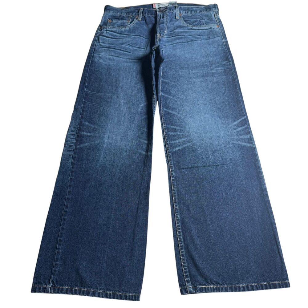 Vintage 2003 Y2K Levi’s 529 Jeans 34x30 Low Rise Straight Factory Whiskered